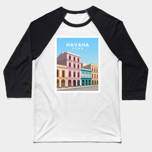 Havana, Cuba Baseball T-Shirt